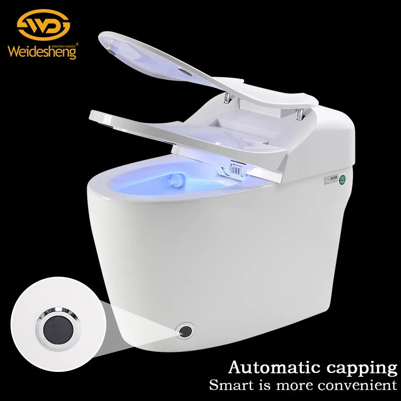 Fully Automatic Self Clean Toilet Seat Public English Voice Playback