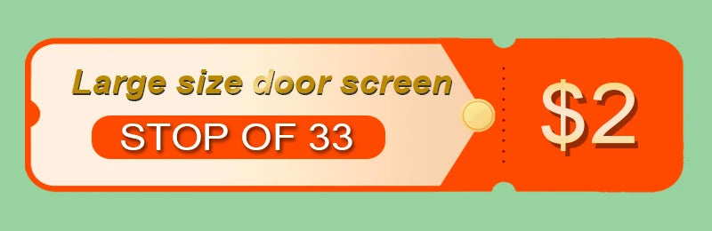 DTGJ Magnetic Door Screen White Mosquito Net