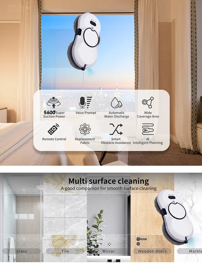 Smart Cleaning Robot Electric Window Cleaner & Floor Mops