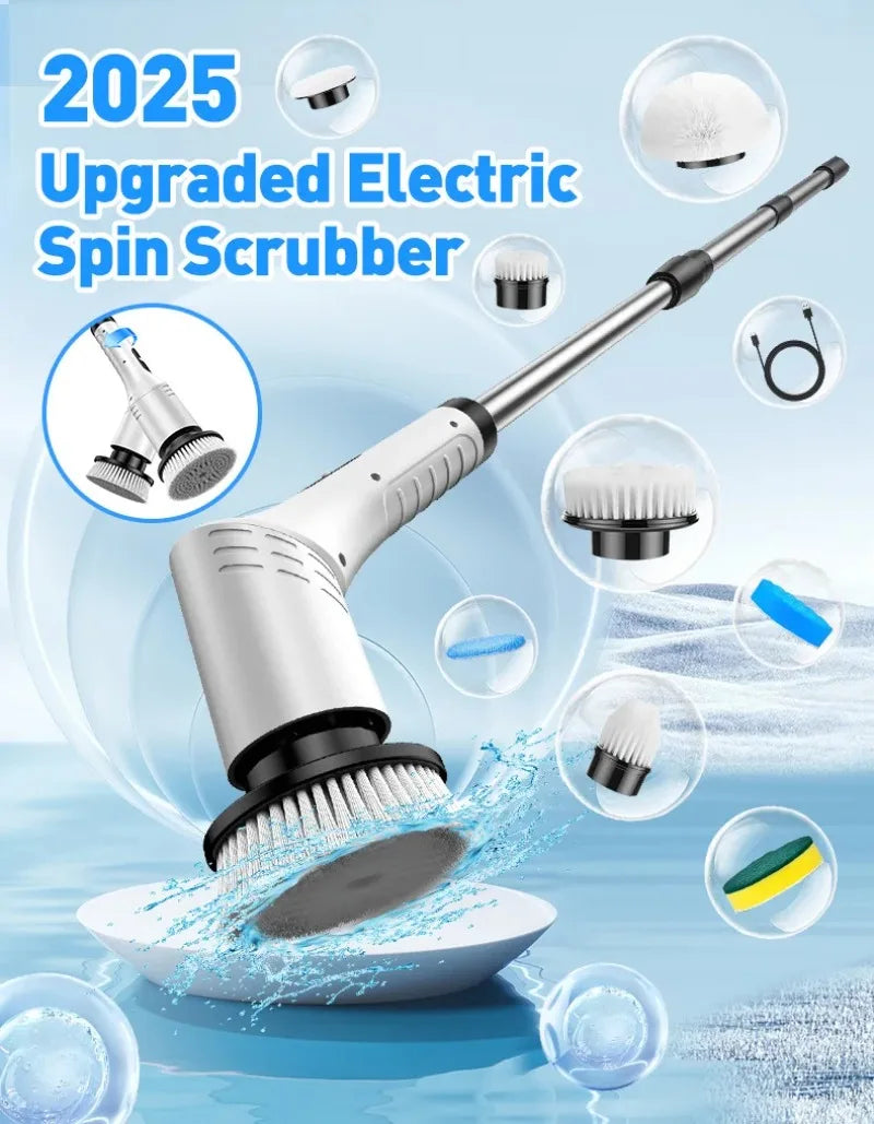 9-in-1 Multi-Function Electric Cleaning Brush