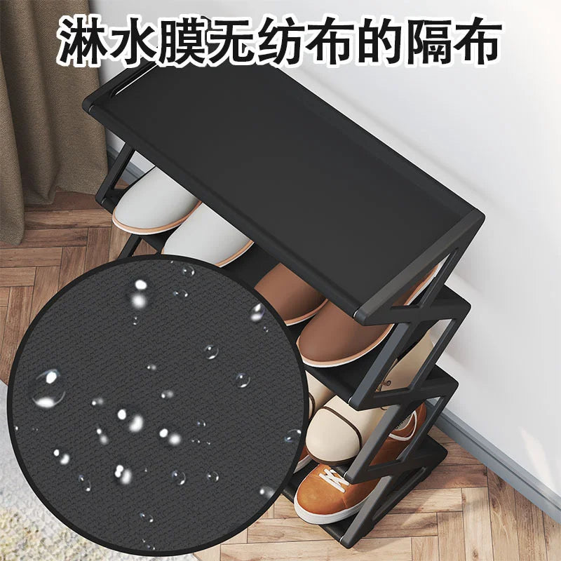 Large Capacity & Easy Assembly Space - Saving Z - Type Shoe Rack