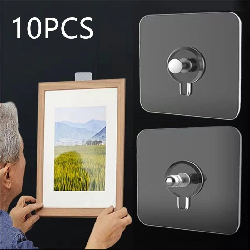 10PCS Photo Frame Hooks Storage Rack Screw