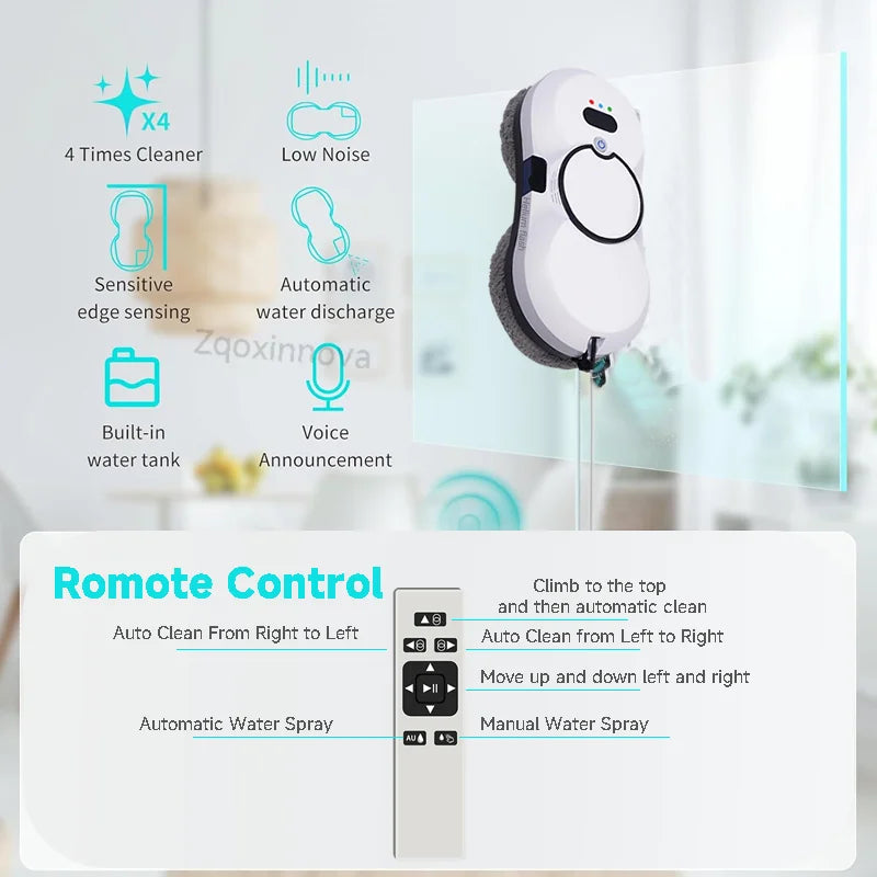 Smart Cleaning Robot Electric Window Cleaner & Floor Mops