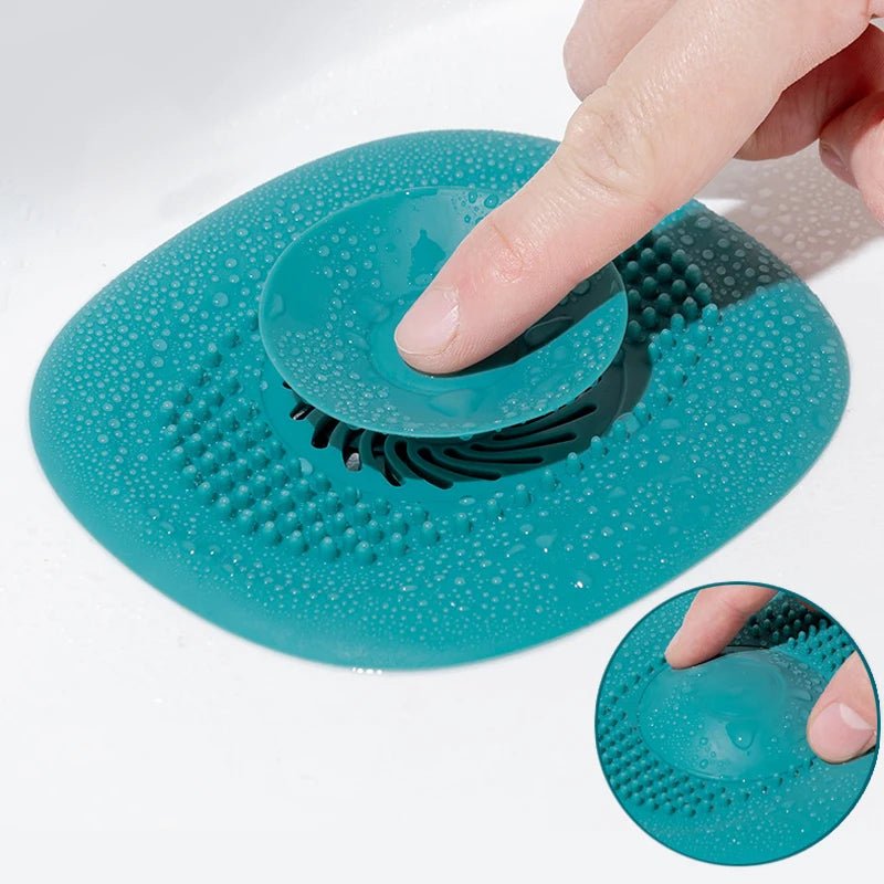 Bathroom Hair Catcher Stopper Silicone Shower