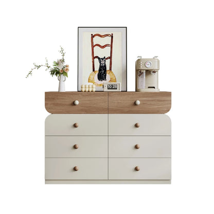 Cream Style Storage Design Creative Display Cabinet