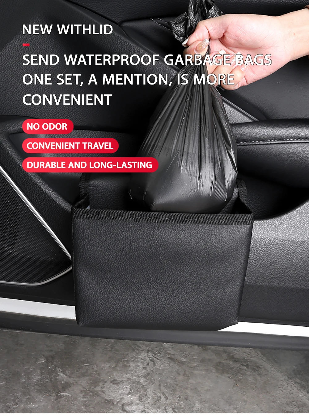 Car Trash Can Car Door Storage Box