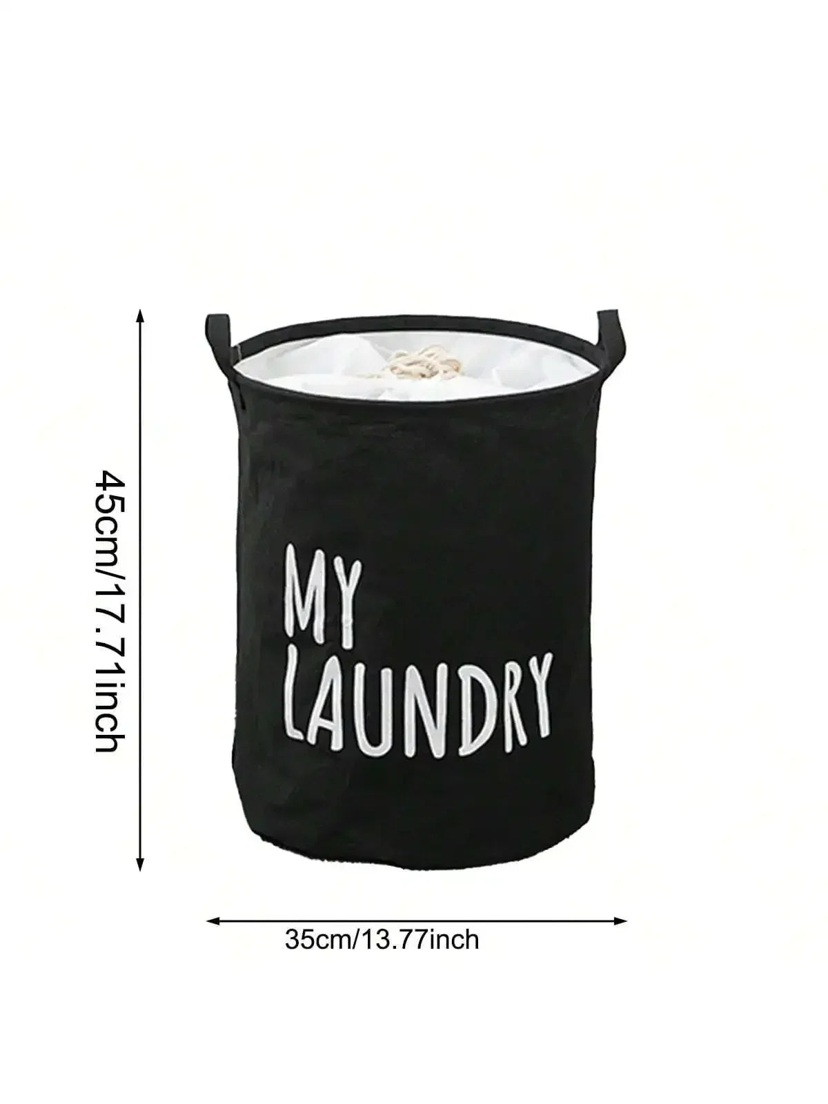 Cotton and Linen Laundry Basket Household