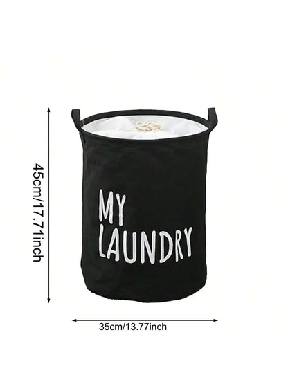 Cotton and Linen Laundry Basket Household