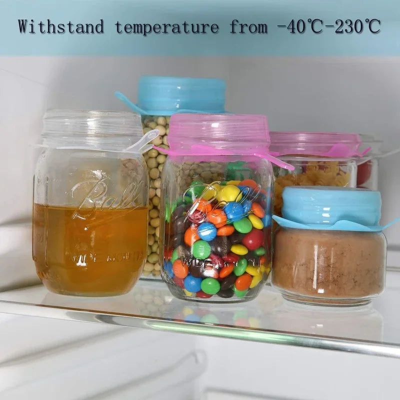 Small Silicone Stretch Lids 8 Pack of 2.5 inch