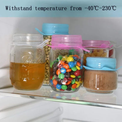 Small Silicone Stretch Lids 8 Pack of 2.5 inch