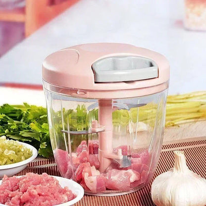 Multi-function Grinding Chopper Food Vegetables Cutter Meat Kitchen Gadgets Masher Tool