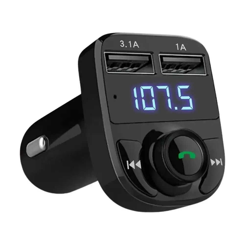 Bluetooth FM Transmitter Hands-Free Calling Radio Receiver Mp3 Music Stereo Adapter