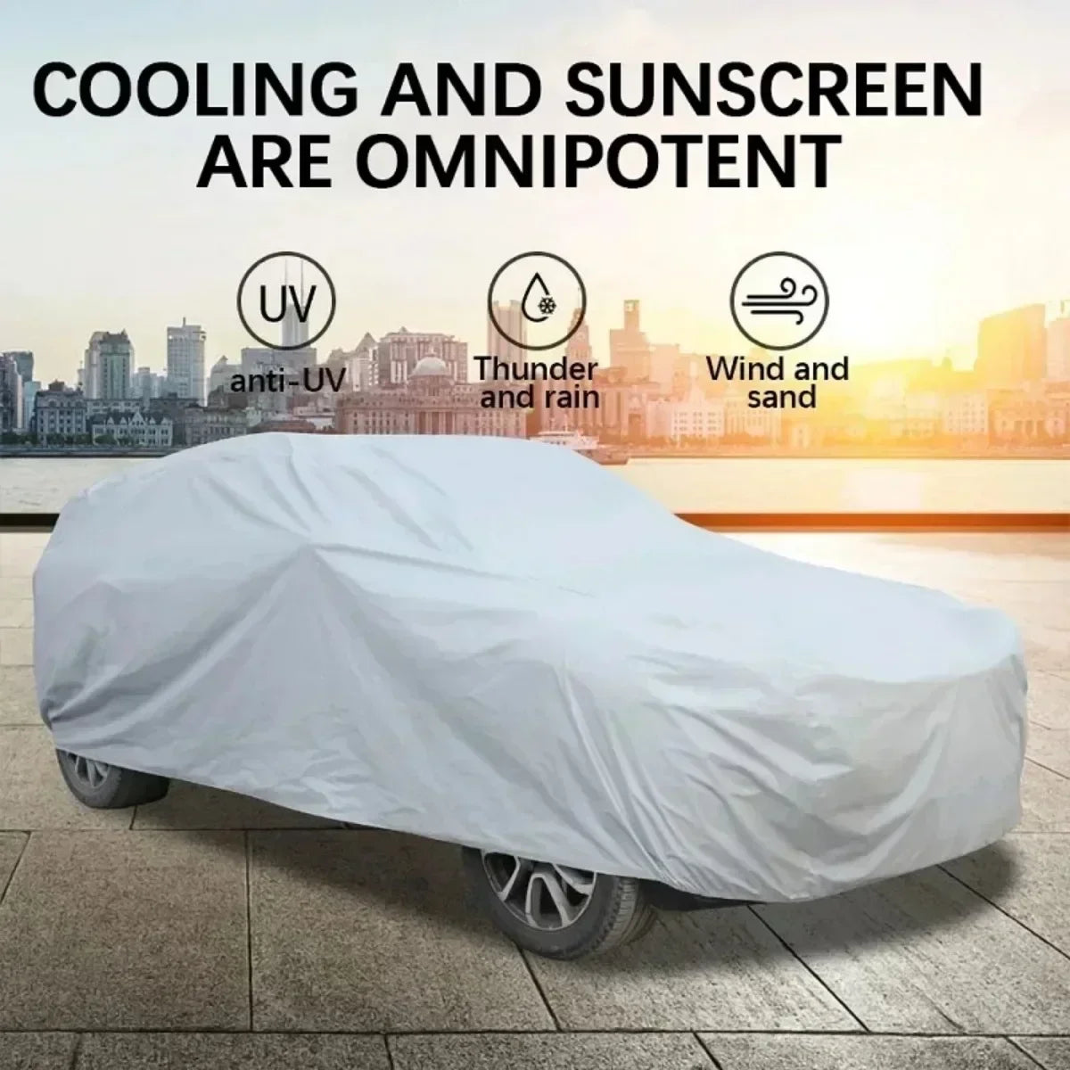 Car Outdoor Exterior Sun Snow UV Winter Summer Dustproof Waterproof Protection Cover
