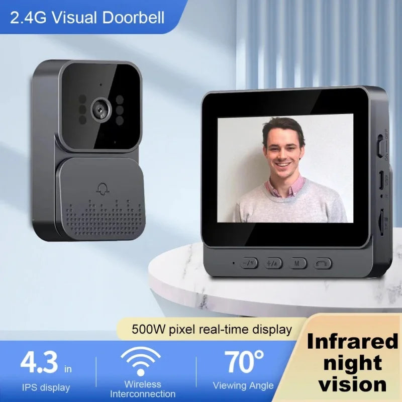 Smart WiFi 2.4G Wireless Video Intercom Doorbells