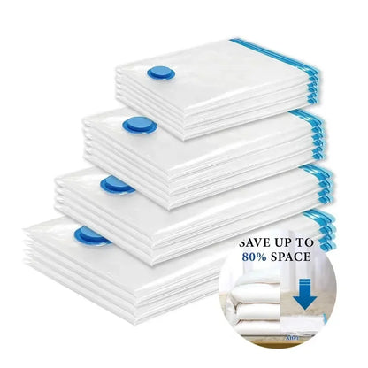 6PCS Vacuum Bag With Valve or Pump for Clothes