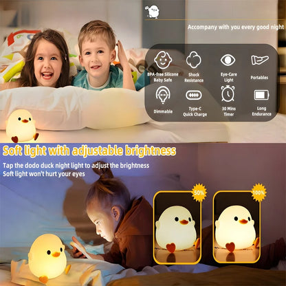 DoDo Duck Night Light, Cute Duck Lamp